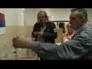 Serbians vote in a general election - Label : AFPTV - First images - Category : News