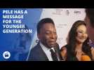 Football icon Pele talks younger generation at Tribeca