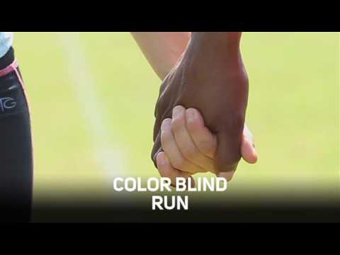 Blind success: Running duo sees no color