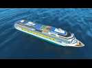 World’s largest cruise ship Harmony of the Seas sets sail on maiden voyage