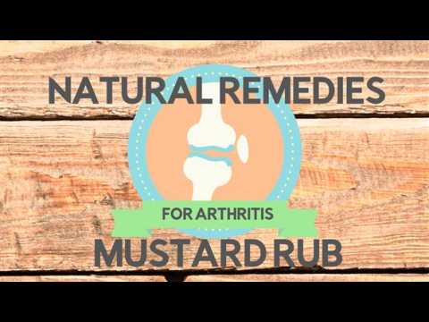 Natural Remedies for arthritis: Mustard rub