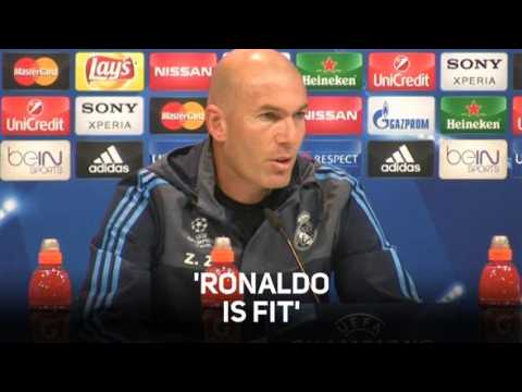 Zidane warns City: 'Ronaldo will play tomorrow'