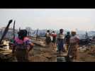 Blaze destroys hundreds of homes in Myanmar Rohingya camp
