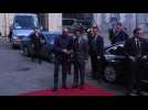 Japanese Prime Minister arrives in Brussels - Label : AFPTV - First images - Category : News