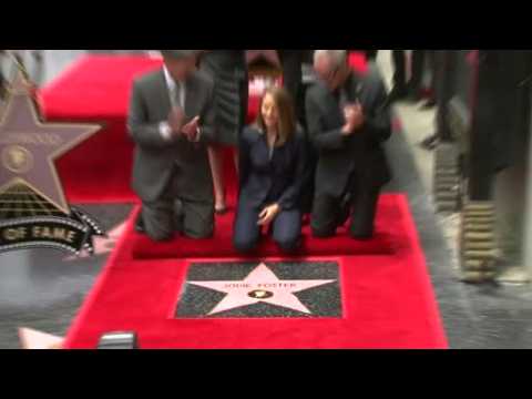 Oscar winner Jodie Foster finally gets Hollywood star