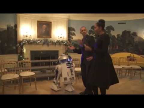 Obamas celebrate Star Wars Day in White House