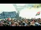 Chilean student protest ends with water cannons