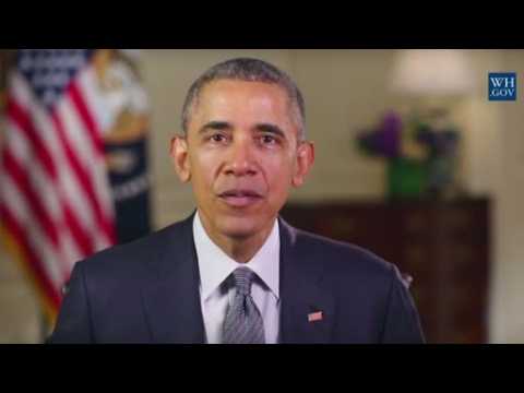 Obama wishes moms a "Happy Mother's Day"