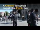 Chinese police hit the beat to patrol the streets of ... Rome, in Italy