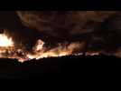Un gigantesque incendie ravage une d&eacute;charge en Espagne - Label : Huffington Post - Category : News