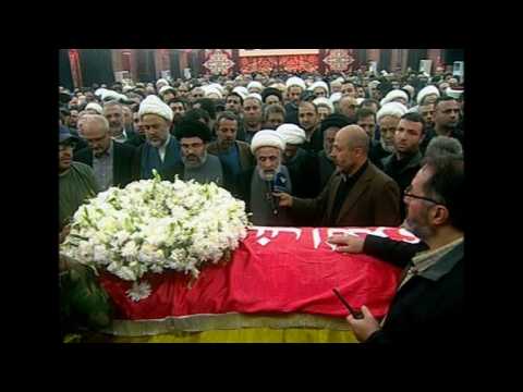Hezbollah buries its top military commander killed in Syria