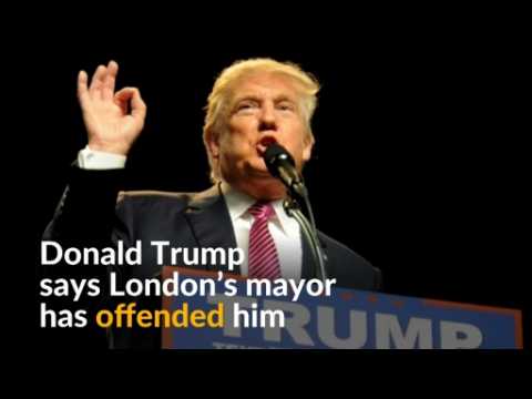 Trump says offended by London mayor's ignorant remark
