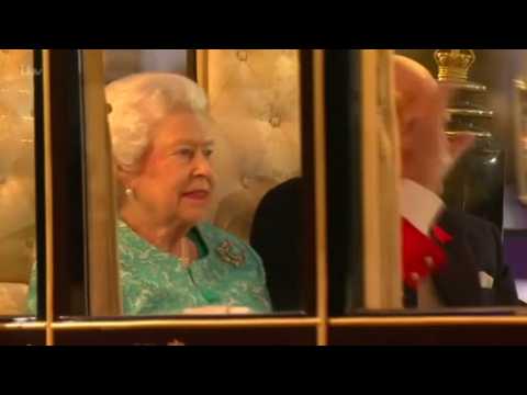 Queen Elizabeth arrives for 90th birthday celebrations