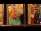 Queen Elizabeth arrives for 90th birthday celebrations