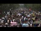 Hazaras protest over power line - Label : AFPTV - First images - Category : News