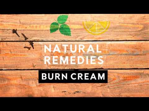 Natural Remedies: Burn Cream
