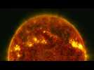 4K solar flare footage captured by NASA