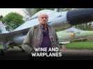 The winemaker who lives in a castle with 100 warplanes