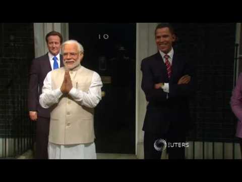 Indian PM's waxwork is unveiled in London