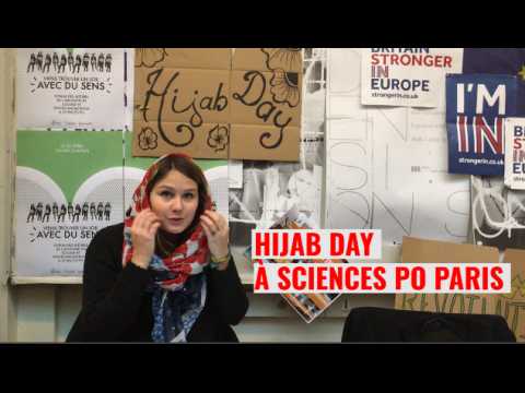 Hijab Day : des étudiantes arrivent voilées à Sciences Po