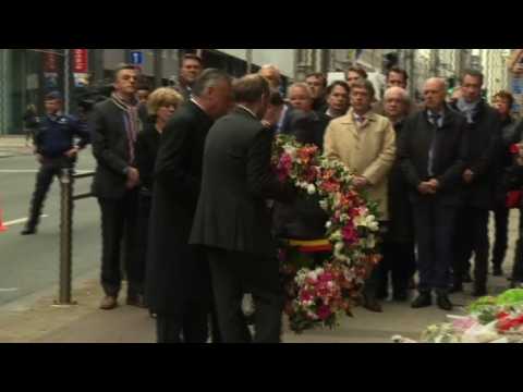 Brussels attacks investigators visit Maelbeek metro station