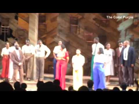 Cast of Broadway's 'The Color Purple' tributes Prince with rendition of Purple Rain