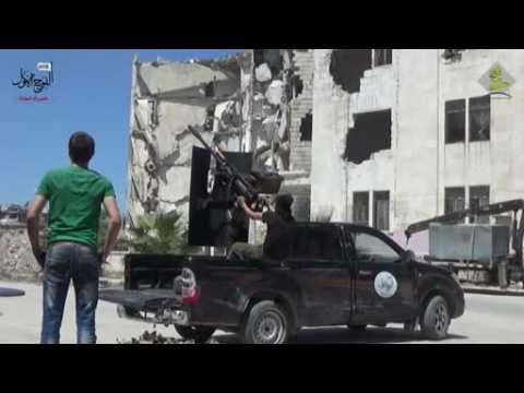 Heavy fighting in Aleppo, Qamishli on Turkish border - amateur video
