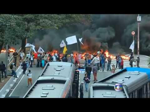 Protests in Brazil amid impeachment turmoil