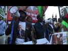 Nigerian, Tamil protesters outside London anti-graft summit