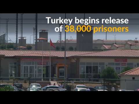 Turkey frees 38,000 prisoners to make space for coup purge