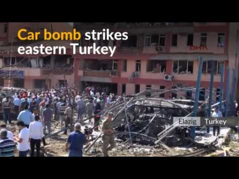 Car bomb kills three, wounds dozens in eastern Turkey