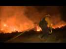 Fierce wildfire spreads near Los Angeles, firefighters struggle