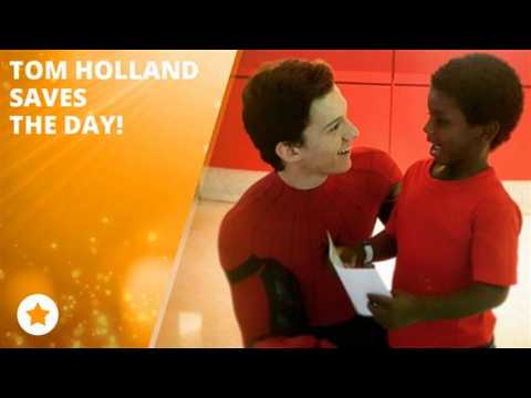 Tom Holland makes sweet gesture as Spiderman