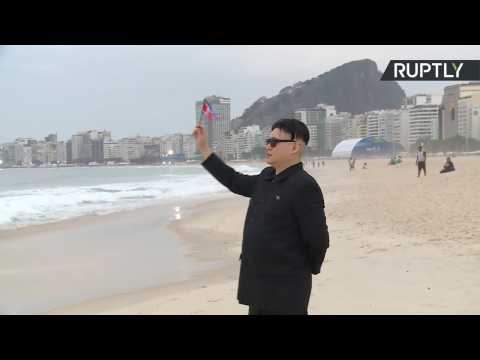 'Kim Jong-Un' Makes Appearance at Rio Olympics