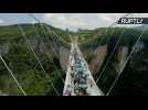 Do Look Down on the World's Longest Glass-Bottom Bridge