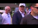 Trump takes shot at Obama golfing amid Gulf Coast flooding