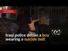 Iraqi police remove suicide belt from 11-year-old