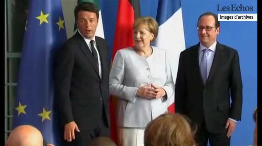 Illustration pour la vidéo L'Expresso du 22 août 2016 : Hollande, Merkel et Renzi, une rencontre pour tenter de relancer le projet européen ?