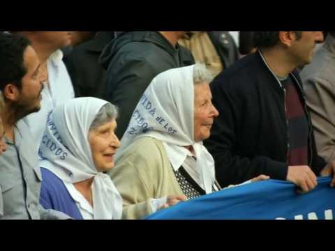 Mothers of Plaza de Mayo march in Buenos Aires