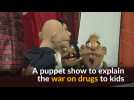 Puppets portray the war on drugs in Manila schools