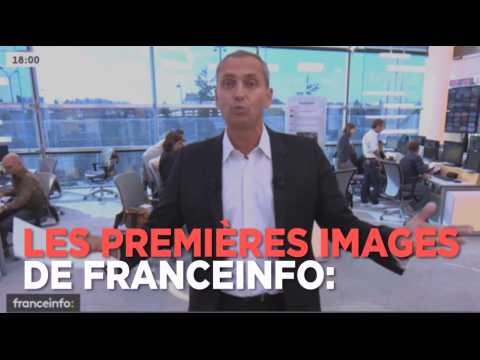 Découvrez la première minute du lancement de Franceinfo: (la télé)