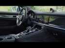 Porsche Panamera Turbo Interior Design in Sapphire Blue Metallic Trailer | AutoMotoTV