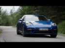 Porsche Panamera Turbo Driving Video in Sapphire Blue Metallic | AutoMotoTV
