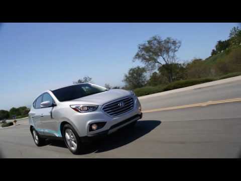 2017 Hyundai Tucson Fuel Cell Driving Video | AutoMotoTV