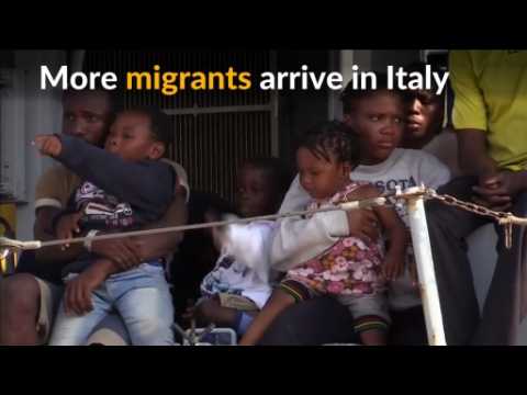 Italy rescues more migrants off the Libyan coast