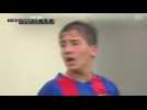Barcelona youth soccer team comforts losing Japan team