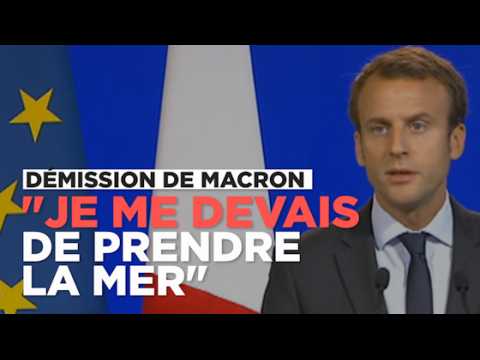 Démission d'Emmanuel Macron : 