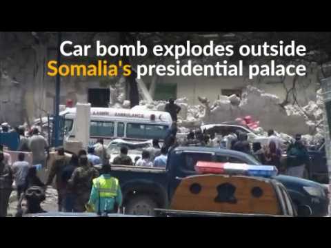 Car bomb explodes outside Somali presidential palace