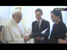Pope Francis Meets Facebook Founder Mark Zuckerberg