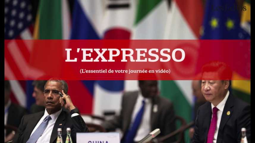 Illustration pour la vidéo L'Expresso du 5 septembre 2016 : G20, deuxième journée de discussions en Chine...